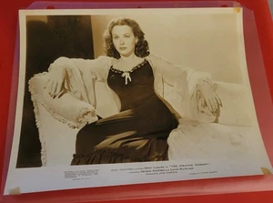 Foto de prensa vintage de HEDY LAMARR LA MUJER EXTRAÑA 8 por 10 - Imagen 1 de 2