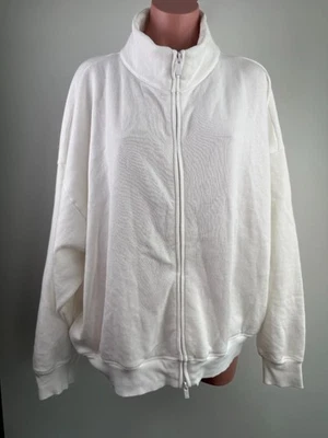 Victoria's Secret ROSA Manga Larga Cremallera Completa Polar Sudadera Blanca XL NUEVA CON ETIQUETAS Foto 1 de 4