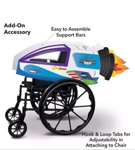 Disney Pixar Toy Story Buzz Lightyear Adaptable Silla de Ruedas Disfraz Cubierta - Imagen 1 de 6