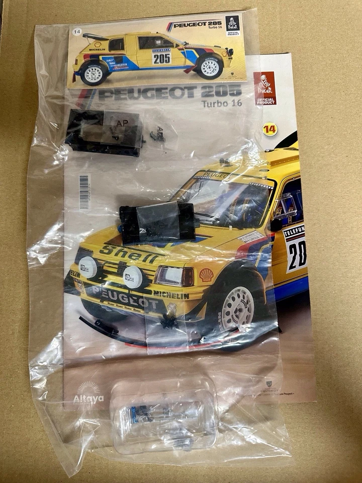 Peugeot 205 T16 Dakar Rally Altaya 1/8 N 14 - Immagine 1 di 1