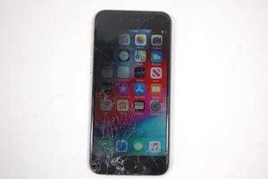*Read Apple iPhone 6 16GB A1549 iOS 12.4.6 Silver Black GSM Unlocked (Cracked) - Afbeelding 1 van 9