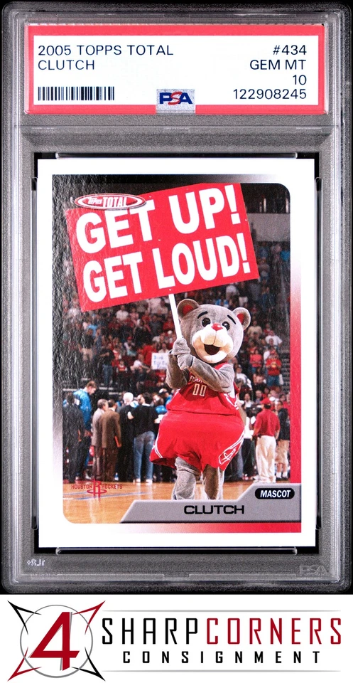 2005 TOPPS TOTAL #434 CLUTCH POP 1 PSA 10 - Image 1 of 3