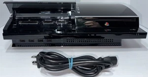 Sony Fat PS3 CECHE01 Abwärtskompatibel 80GB Nur Konsole mit Netzkabel Getestet - Bild 1 von 10