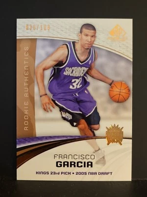 2005-06 SP Game Used 100 #123 Francisco Garcia KINGS / 100 - Image 1 of 2