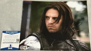 Sebastian Stan Signed 8x10 Photo Marvel The Winter Solider Autographed Beckett - Picture 1 of 3