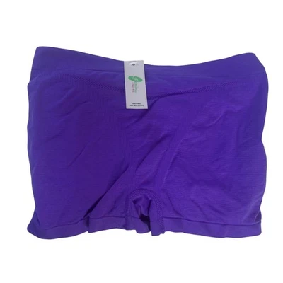 Femina Seamless Padded Boyshorts Shapewear Enhancement Purple Size OS New - Image 1 of 4