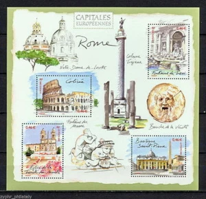 France - "ARCHITECTURE ~ EUROPEAN CAPITALS ~ ROME" Mini Sheet MS 2002 - Picture 1 of 2
