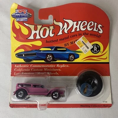 Coche diecast vintage Hot Wheels The Demon Magenta #5730 1993 Red Lines NUEVO Foto 1 de 4