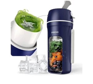 Tragbarer Mixer, Einhand Trink Mini Mixer für Shakes und Smoothies, - Bild 1 von 6