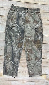 Mens Vintage Redhead AP Camo Canvas Cargo Pants Size Medium  34x29 - Picture 1 of 9