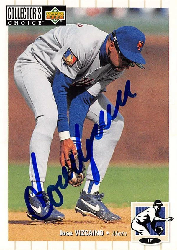 Jose Vizcaino autographed Baseball Card (New York Mets) 1994 Upper Deck #532 - Image 1 of 1