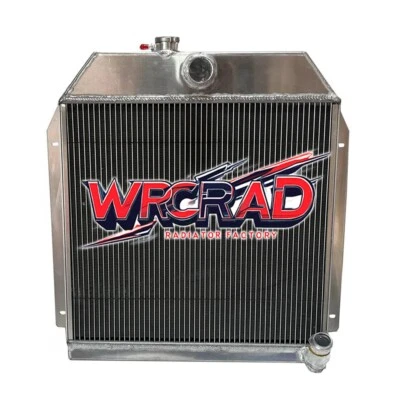 2Row Aluminum Radiator Fit 1949-52 Plymouth, Dodge, Chrysler & DeSoto Straight 6 - Image 1 of 4