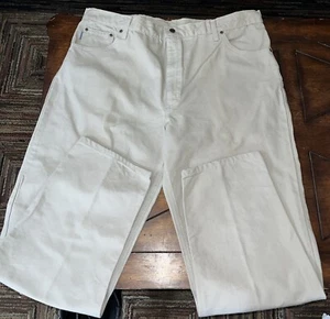 Carhartt Mens 42x32 Rugged Flex Straight Fit Canvas Tapered Work Pants Khaki New - Picture 1 of 5