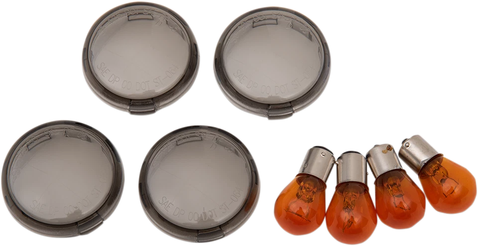 Kit de lentes de seta fumê Drag Specialties 0906-6316 - Imagem 1 de 1