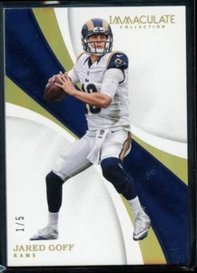 Jared Goff 2017 Colección Inmaculada Oro 1/5 - Imagen 1 de 1