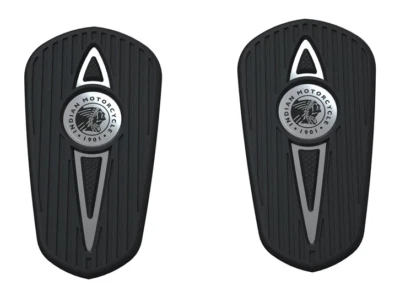 Indian Motorcycle Chrome Passenger Floorboard Pads for 2014-2021, 2024 Chief - Image 1 of 4