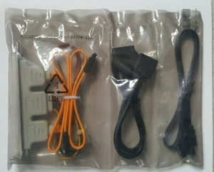 GIGABYTE COPARTNER SATA<=>eSATA CABLE 12CF1 - 3SATPW - 12R - Afbeelding 1 van 3