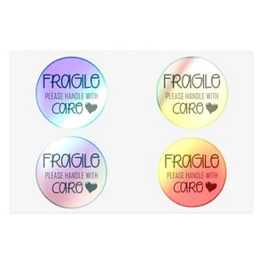 Fragile Please Handle With Care Sticker Sheets - Picture 1 of 25