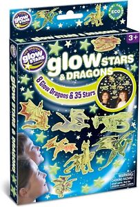 The Original Glowstars Company Glowstars & Dragons Eight Glow Dragons