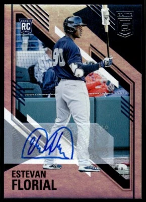 2021 Panini Chronicles Elite Auto Estevan Florial Auto New York Yankees #41 R55 - Image 1 of 2
