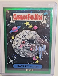 2024 Garbage Pail Kids Chrome Series 7 Hayley Comet /99 Green Refractor SSP - Picture 1 of 2