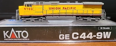 N Scale KATO 176-3304 UP Union Pacific GE C44-9W Diesel #9702 - DCC Ready - Image 1 of 4