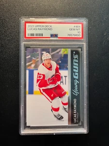 Upper Deck Lucas Raymond Young Guns 2021 novato PSA 10 - Imagen 1 de 2