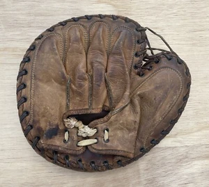 VINTAGE WILSON Custom Built Hand Tailored Professional Model Catchers Mitt - Imagen 1 de 4