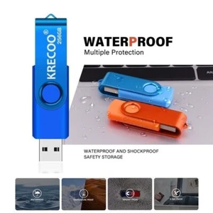 256GB Flash Drive Thumb U Disk Memory Stick Pen PC Laptop Storage Blue - Afbeelding 1 van 12