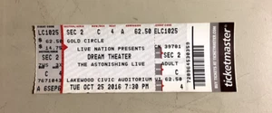 DREAM THEATER - 10/25/2016 - Lakewood Civic Auditorium - Lakewood, OH - Picture 1 of 2