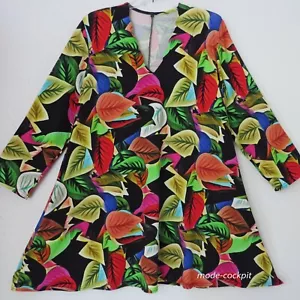 Túnica NAVEED irre Oversize escote en V multicolor ""azulejos de colores"" 48-50 (1) - Imagen 1 de 5