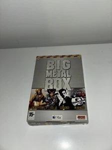 Big Metal Box Mac Macintosh 4 Games Oni Max Payne Black & White F1 CS 2000 - Afbeelding 1 van 5