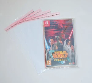 50 St. Schutzhüllen für Nintendo Switch Boxen, verschließbar, 120 x 175 mm, klar - Bild 1 von 9