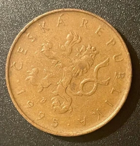 1995 CZECH REPUBLIC 10 KC COIN - NICE WORLD COIN !!! - Picture 1 of 2