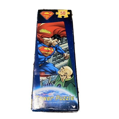 Superman Comic Tower Puzzle 50 Piezas Rompecabezas 5"×18.8"! ¡ENVÍO RÁPIDO! ¡VER! Foto 1 de 4