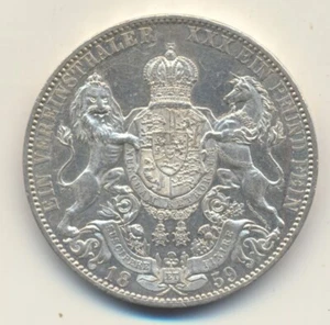 Hannover Vereinstaler 1859 Georg V. - Bild 1 von 2