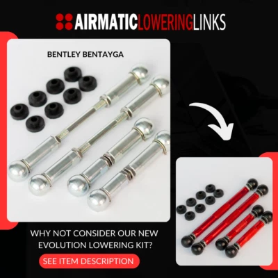 BENTLEY BENTAYGA LOWERING LINKS KIT (PREMIUM FULLY ADJUSTABLE LINKS ) MODULE - Image 1 of 4