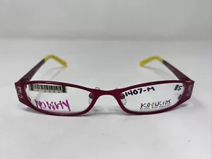 Kool Kids 2511 BURG 46-15-125 Burgundy Metal Full Rim Eyeglasses Frame CP17 - Picture 1 of 8