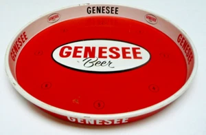 Vintage Genesee Beer Bar Metal Serving Tray Rochester, NY 12" x 1.125" - Picture 1 of 6