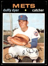 1971 Topps Duffy Dyer . New York Mets #136
