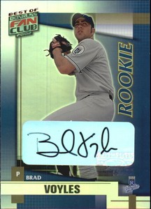 2002 Donruss Best of Fan Club Autographs #225 Brad Voyles/500 - NM-MT