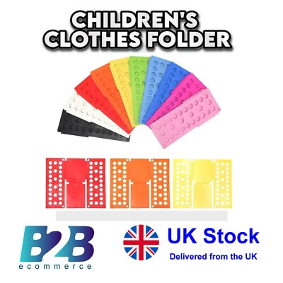 Kinder Kunststoff Kleidung Faltbrett einfach und schnell für Kinder zuverlässige Ordner - Bild 1 von 4