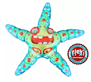 Articulated Tattoo Starfish Unique Multi Color Blend 3D Printed 5 1/2" - Picture 1 of 7
