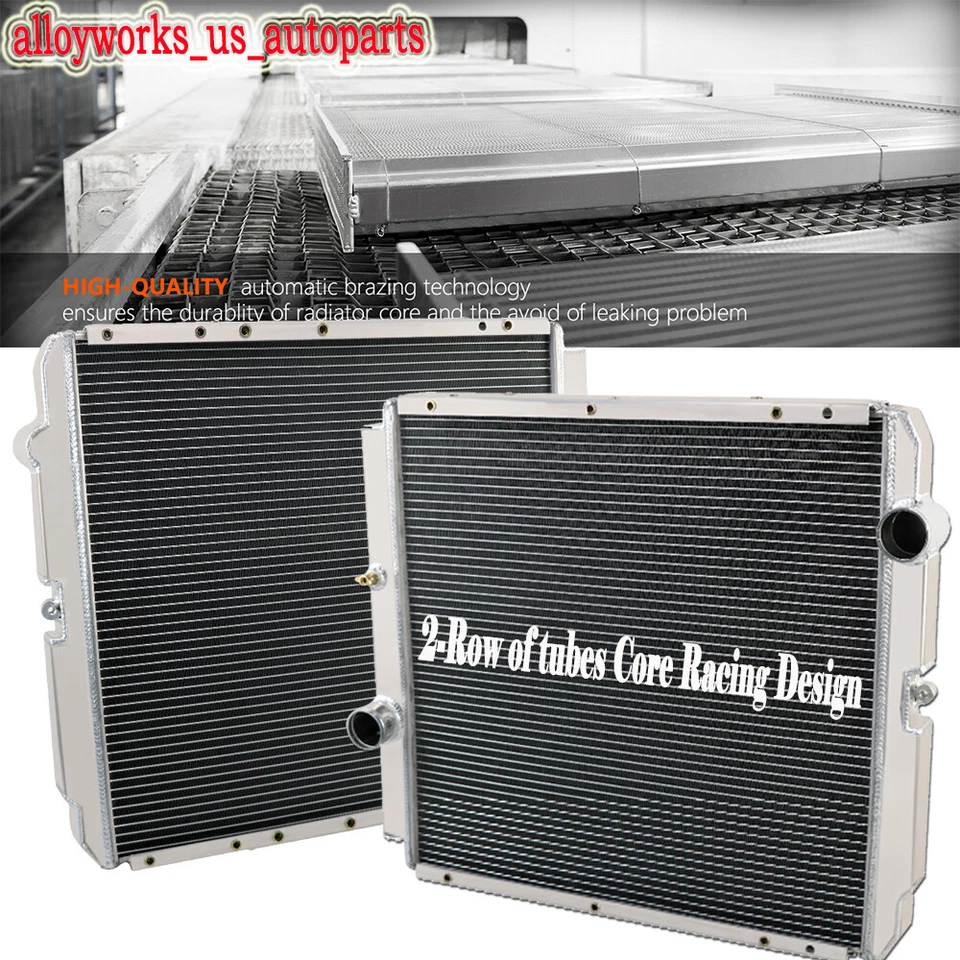 Radiador de aluminio para Mitsubishi Fuso FE639 FG649 FH211 1996-2004 3,9/4,9/5,9 L Foto 1 de 4