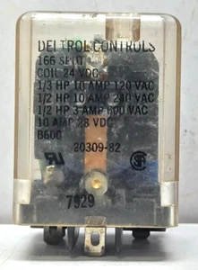 Deltrol Controls 20309-82 Relay 166 SPDT  Coil 24 VDC - Picture 1 of 6