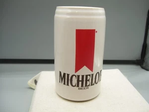 Taza estilo lata de cerámica Michelob vintage Stein original Gerzit Alemania - Imagen 1 de 7