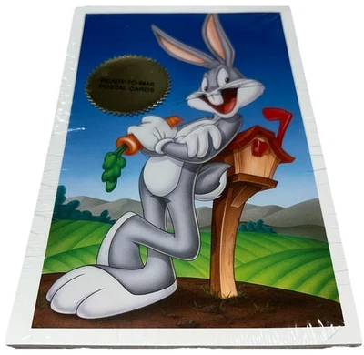 US 1997 10 Postal Cards Bugs Bunny Unopened Packaging Scott UX281 | - Image 1 of 3