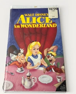 Vintage Walt Disney Alice in Wonderland VHS Black Diamond The Classics-SEALED - Picture 1 of 3