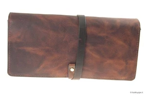 Vintage Leather pouch for 2 pipes and accessories - Picture 1 of 4