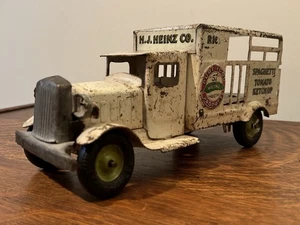 VINTAGE 1930ER METALCRAFT HEINZ PICKLE LIEFERWAGEN - PRESSSTAHL - 12 ZOLL LANG - Bild 1 von 17